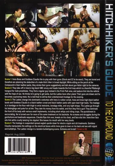 A hitch hikers Guide to the Compound(MIB Productions)(back cover)