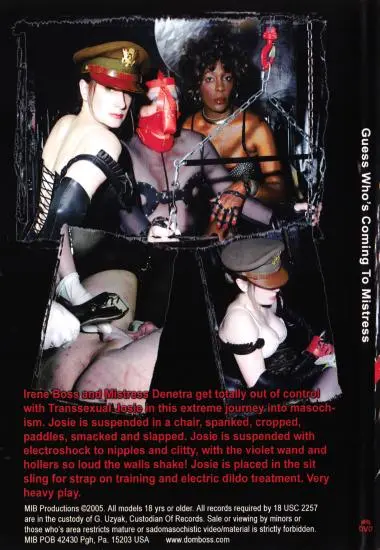 Guess Who´s coming to Mistress(MIB Productions)(back cover)