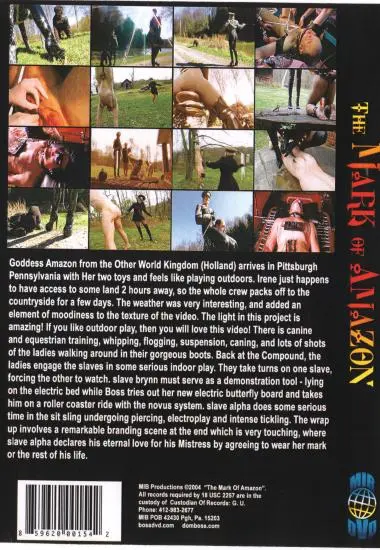 The Mark of Amazon(MIB Productions) at sexvideoall.com(back cover)