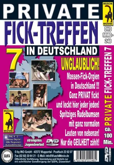 Private Fick-Treffen 7 (QUT) | Muschi | DVD(back cover)