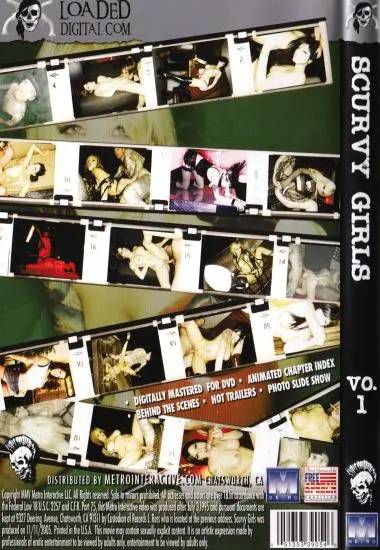 Scurvy Girls 1 | Loaded Digital | DVD(back cover)