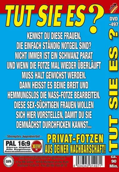 Tut Sie Es ? 57 | BB-Video | DVD, Download, VOD(back cover)