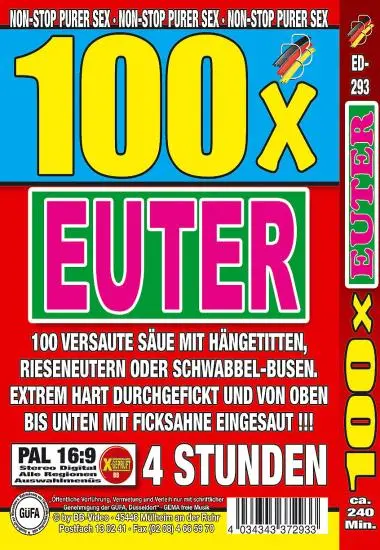 100 x Euter ED-293 | BB-Video | DVD, Download, VOD(back cover)