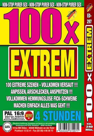 100 x Extrem ED-297(BB-Video) (Download available)(back cover)