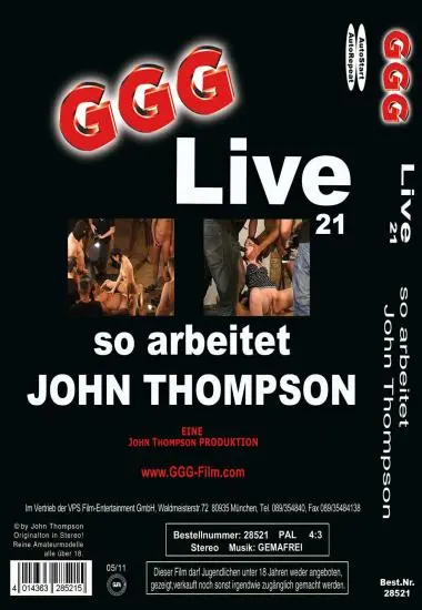 Live No. 21 | GGG | DVD(back cover)