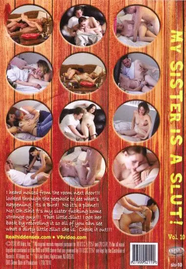 My Sister Is a Slut 10 | V9 Video | DVD, Download, VOD(back cover)