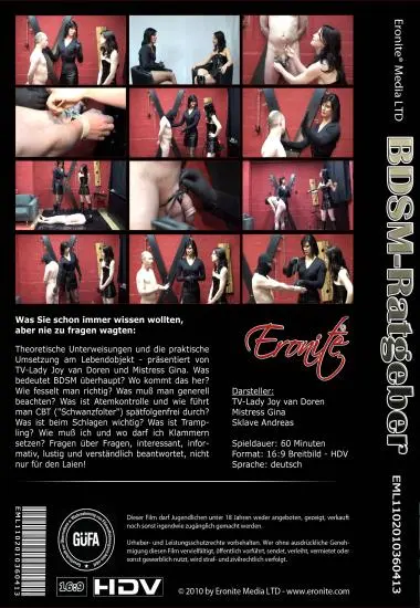BDSM-Ratgeber - Die Geheimnisse des Sadomasochismus(Eronite) (Download available)(back cover)