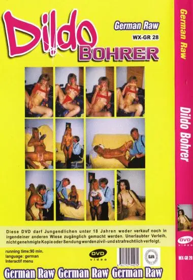 Dildo Bohrer | German Raw | DVD(back cover)