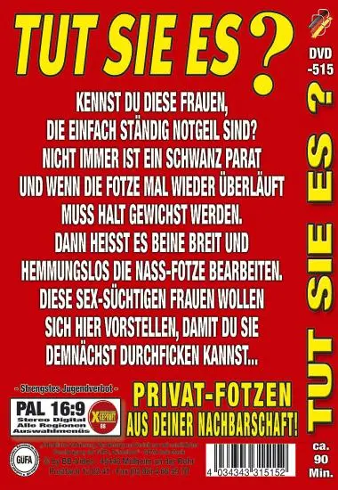 Tut Sie es ? 58 | BB-Video | DVD(back cover)