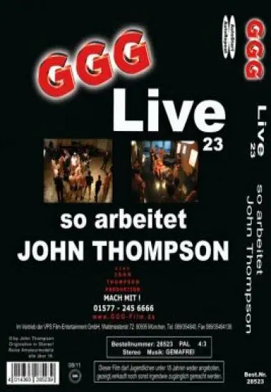 Live Nr. 23 | GGG | DVD(back cover)