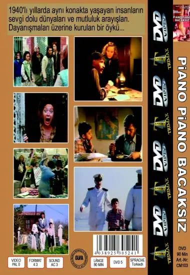 Classic Movie Piano Piano Bacaksiz | Trimax | DVD(back cover)