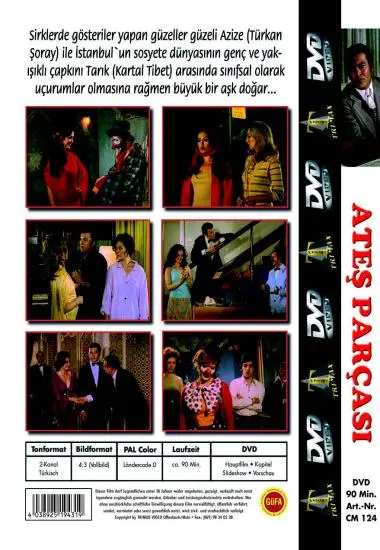 Classic Movie  Ates Parcasi | Trimax | DVD(back cover)