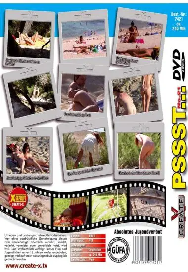 PSSST... No. 21 - Heimlich gefilmt | Create X | DVD(back cover)