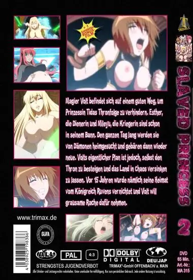 Slaved Princess 2 | Trimax | DVD(back cover)