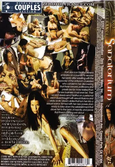 Sanatorium(2xDVDs)(Zero Tolerance) (Download available)(back cover)