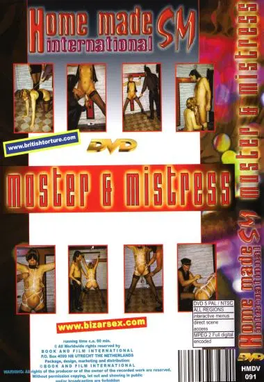 Master and Mistress | Book and Film | DVD(back cover)