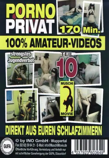 Porno Privat 10 (QUT) | Muschi | DVD(back cover)