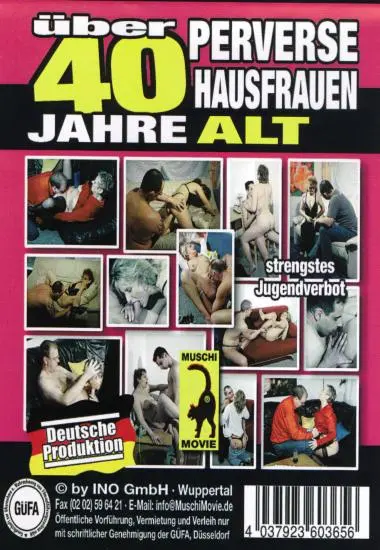 Über 40 Jahre alt - Perverse Hausfrauen (QUT)(Muschi)(back cover)