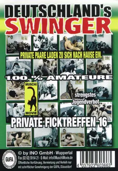 Private Ficktreffen 16 - Deutschland's Swinger (QUT)(Muschi)(back cover)