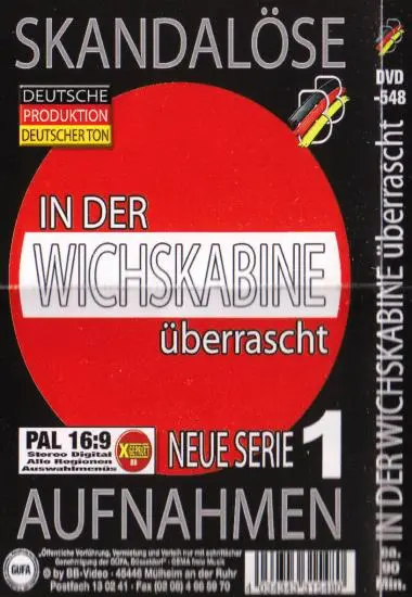 Skandalöse in der Wichskabine | BB-Video | DVD, Download, 4K/HD, VOD(back cover)