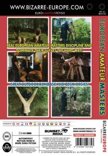 European Amateur Masters(Bizarre Europe) (Download available)(back cover)