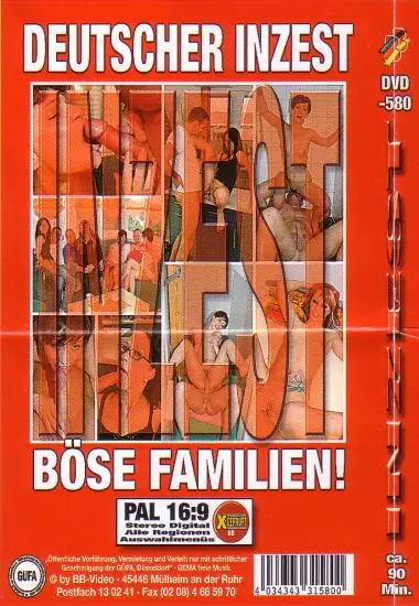 Deutscher Inzest Böse Familien!(BB-Video) (Download available)(back cover)