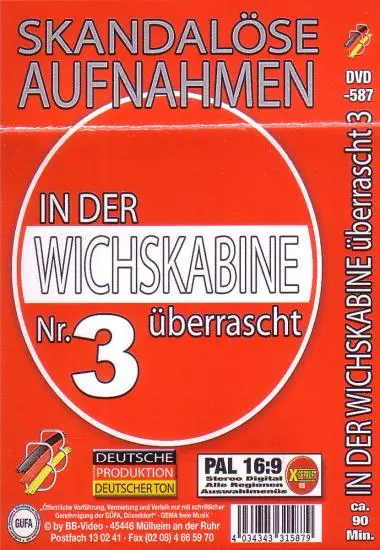 In der Wichskabine and#252;berrascht 3(BB-Video) (Download available)(back cover)
