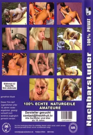 Freshfruit 59 Nachbarsluder Deutsche Urlaubsficker | Concretejungle P. | DVD, Download, VOD(back cover)