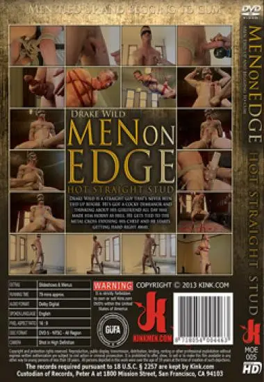 Hot Straight Stud | Kink.com | DVD(back cover)