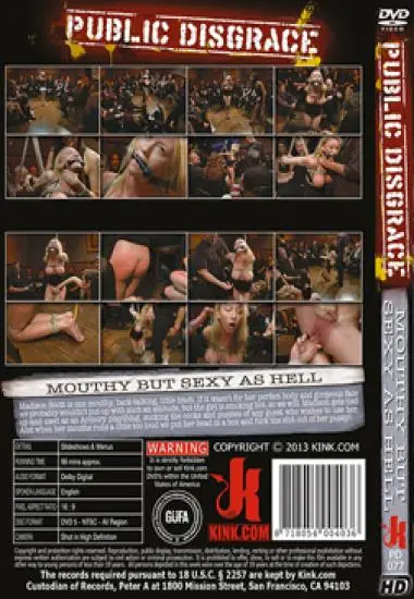 Mouthy But Sexy as Hell | Kink.com | DVD(back cover)