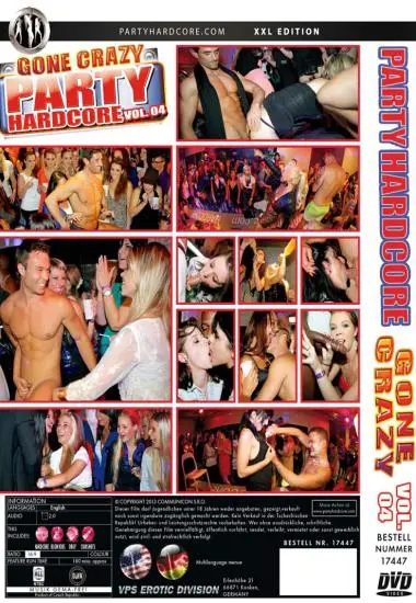 PARTY HARDCORE GONE CRAZY Vol. 4 | EROMAXX | DVD(back cover)