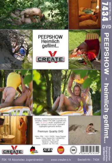 Peepshow - Heimlich gefilmt | Create X | DVD(back cover)