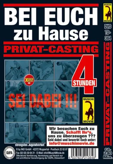 Privat-Casting - Bei Euch zu Hause | Muschi | DVD(back cover)