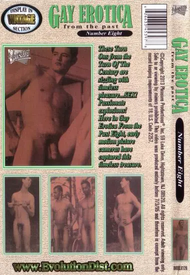 Gay Erotica From The Past 8 | Pleasure | Download, VOD(back cover)