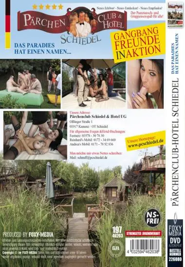 Pärchenclub-Hotel Schiedel das Paradies hat einen Namen! | Foxy-Media | DVD(back cover)