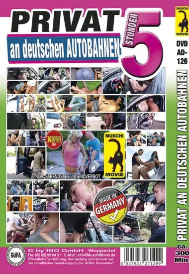 Privat an deutschen Autobahnen 5 Std. | Muschi | DVD(back cover)