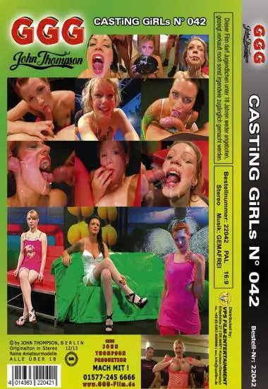 Casting Girls 42 | GGG | DVD(back cover)