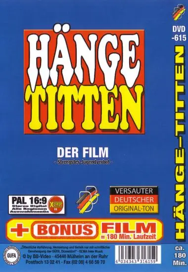 Hänge Titten DVD-615 | BB-Video | DVD, Download, VOD(back cover)