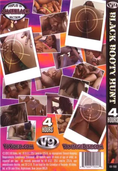 Black Booty Hunt(V9 Video) (Download available)(back cover)