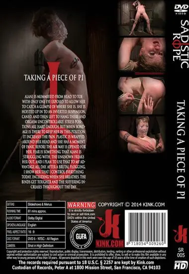 Taking a Piece of Pi | Kink.com | DVD(back cover)
