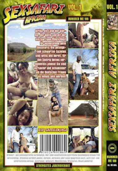 Sexsafari Afrika Vol.1 | Mega-Film/GMV | DVD, Download, VOD(back cover)