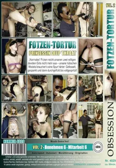 Fotzen-Tortur Vol.2: Prinzessin Deep Throat | Mega-Film/GMV | DVD, Download, VOD(back cover)