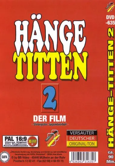 Hänge Titten 2 | BB-Video | DVD, Download, VOD(back cover)