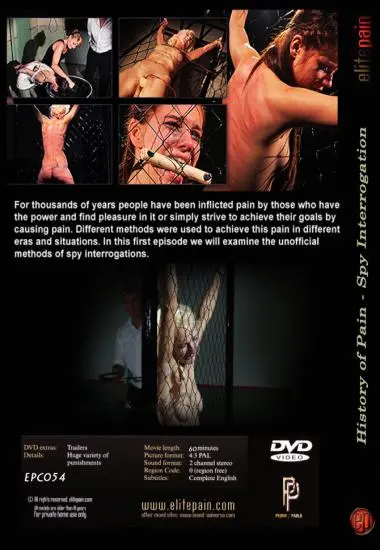 Elite Pain - History of Pain / Spy Interrogation | Belrose | DVD(back cover)