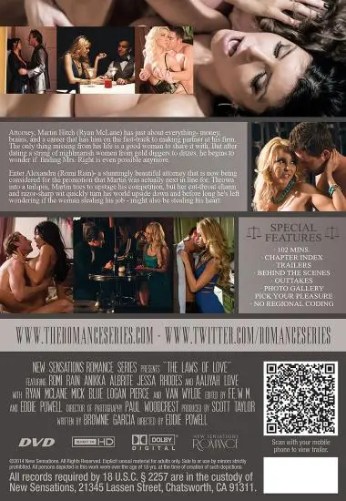 The Law Of Love(New Sensations) at sexvideoall.com(back cover)
