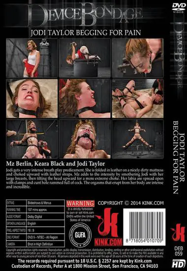 Jodi Taylor Begging for Pain(Kink.com) at sexvideoall.com(back cover)