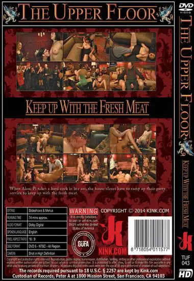 Keep up With the Fresh Meat | Kink.com | DVD(back cover)
