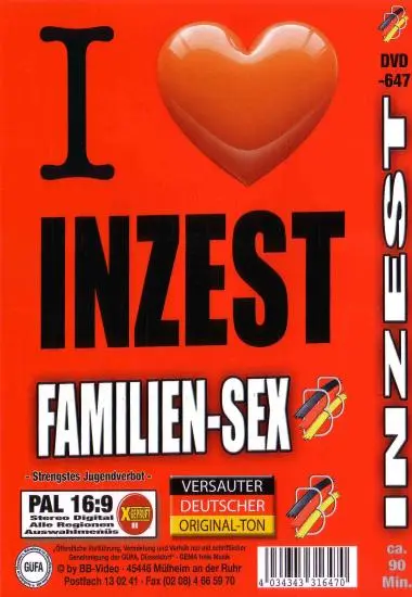 Inzest Familien-Sex | BB-Video | DVD, Download, VOD(back cover)
