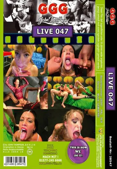 Live 047 | GGG | DVD(back cover)