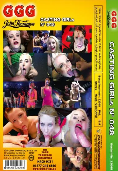 Casting Girls No. 048 | GGG | DVD(back cover)